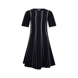 Liu Jo Rochie tricotat negru / alb