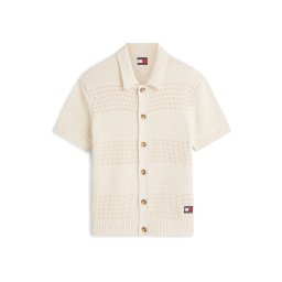 Tommy Jeans Geacă tricotată crem