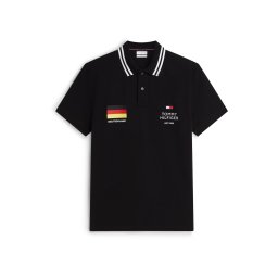 TOMMY HILFIGER Tricou 'STANDARD COUNTRY GER' galben / roșu / negru / alb