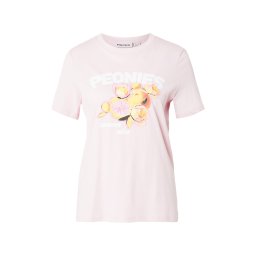 PIECES Tricou 'PCBUDDY' galben auriu / portocaliu / roz / alb