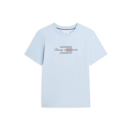 TOMMY HILFIGER Tricou 'Flag Graphic' albastru
