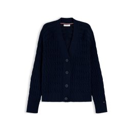 TOMMY HILFIGER Geacă tricotată bleumarin