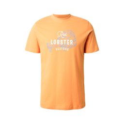 BLEND Tricou 'BHKRISTOFF' albastru / portocaliu / alb