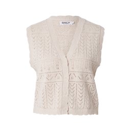 ONLY Vestă tricotată bej
