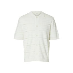 SELECTED Geacă tricotată 'SLHPALLE' alb