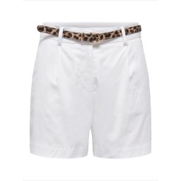 ONLY Pantaloni cutați 'ONLCARINE' maro deschis / alb