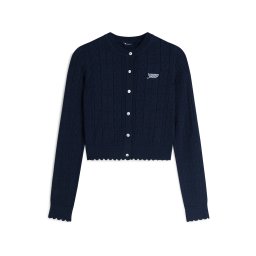 Tommy Jeans Geacă tricotată albastru închis