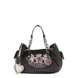 Juicy Couture Poșete gri metalic / roz