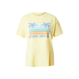 RIP CURL Tricou 'MALIBU' turcoaz / albastru porumbel / galben / portocaliu