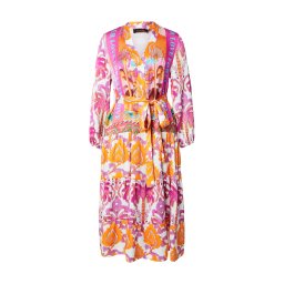 miss goodlife Rochie 'Violet Sea' azuriu / portocaliu / roz eozină / alb