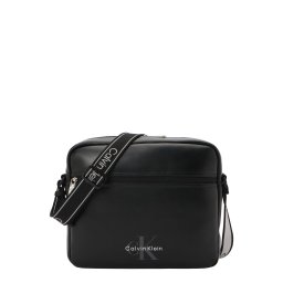 Calvin Klein Geantă de umăr gri închis / negru / alb