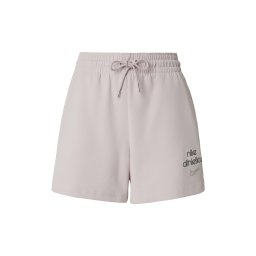 Nike Sportswear Pantaloni gri metalic / mov liliachiu / alb