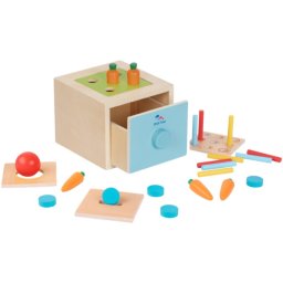 2Kids Toys Multi-Function Shape Sorter jucărie cu activități 12m+ 1 buc