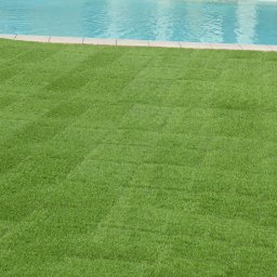 Placi din gazon artificial Wiesloch, 11 piese, 1 m², verde