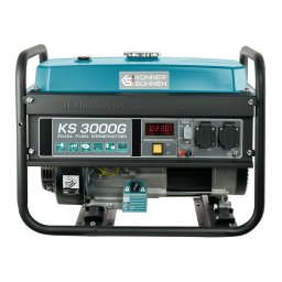 Generator curent KS 3000G , 3.0 kW, GPL /benzina , autonomie 15h, regulator tensiune AVR, Easy Start