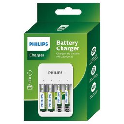 Incarcator USB Philips pentru acumulatori 2 x AAA 700 mAh + 2 x AA 1300 mAh