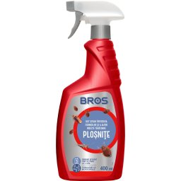 Bros Spray cu Atomizor Impotriva Plosnitelor de Pat si Pestisorilor Argintii, 400 ml