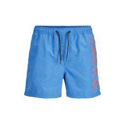 JACK & JONES Costum de baie Jpstcrete Jjswim Akm Logo Sn 12203826 19-4151 tcx skydiver