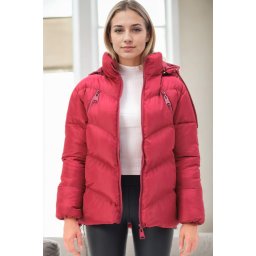 Z9769 DEWBERRY WOMEN'S COAT-BURGUNDY