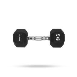 GymBeam Ganteră hexagonală White 5 kg