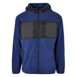Urban Classics Jachetă fleece albastru / negru