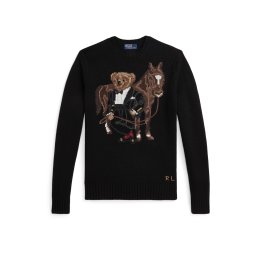 Polo Ralph Lauren Pulover bej deschis / maro mokka / negru / alb