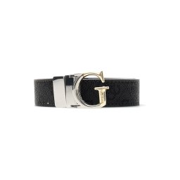 GUESS Curea negru / argintiu
