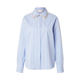 Liu Jo Bluză 'CAMICIA' albastru deschis / negru / alb