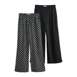 Next Pantaloni negru / alb
