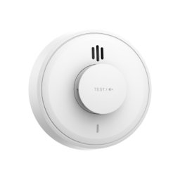 Detector Dahua de incendiu wireless clasa A1, 5465C, interconectare pana la 24 dispozitive, alarma >85 dB, control IR, avertizare baterie scazuta, HY-HT10A-R8