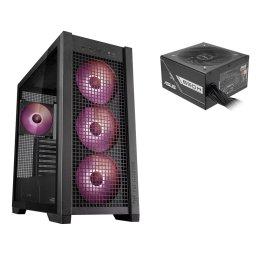 ASUS TUF Gaming GT302 ARGB + 650W sursă negru GT302/ARGB FANS/BLK + PRIME-650B-BLA