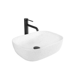 REA-U4001 - Lavoar BELINDA pentru blat, 33,5 x 46,5 cm, ceramică, alb mat