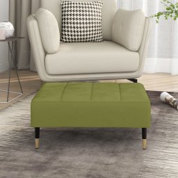 Taburet, verde deschis, 78x56x32 cm, catifea GartenMobel Dekor