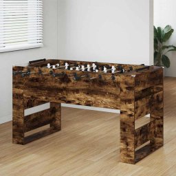 Masa de Foosball Stejar Afumat 146,5 x 74 x 85 cm Lemn compozit GartenMobel Dekor