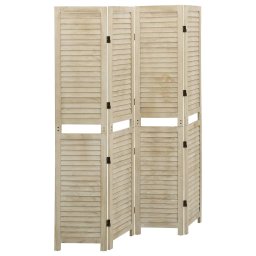 Paravan de camera cu 4 panouri 140x165 cm lemn masiv Paulownia GartenMobel Dekor