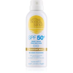 Bondi Sands SPF 50+ Everyday Mist Spray impermeabil plaja SPF 50+ 160 g