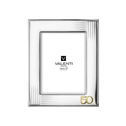 Rama Foto Argint "Torino" 13x18 cm - cadou aniversare 50 Ani Casatorie
