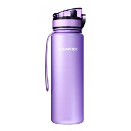 Sticla cu filtru pentru apa Aquaphor City 160042, 500 ml, Tritan, Carbune activ, Aqualen, Capac cu inchidere, Lavanda