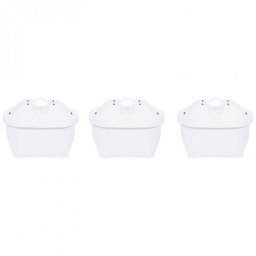 Set 3 filtre apa pentru cana Aquaphor MAXFOR+ Mg 220006, 200 l, Alb