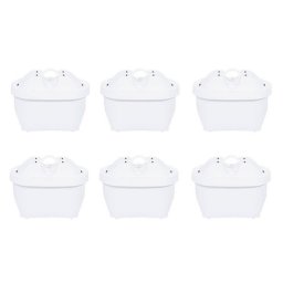 Set 6 filtre apa pentru cana Aquaphor MAXFOR+ Mg 220008, 200 l, Alb