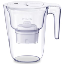 Cana filtrare apa Philips AWP2933WHT/58, 2,6 l, Timer digital, Micro X-Clean, Alb