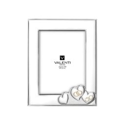 Rama Foto Argint "Inimi" 13×18 cm - cadou aniversare 50 Ani Casatorie
