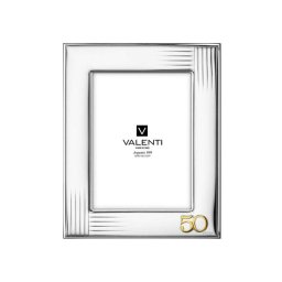 Rama Foto Argint "Torino" 13x18 cm - cadou aniversare 50 Ani Casatorie