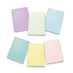 Pigna: Monocromo Pastel Caiet cu linii A4, 38 de file - diferite