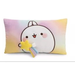 Nici: pernă de pluș iepuraș Molang - 43 x 25 cm