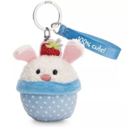 Nici: breloc de pluș iepuraș Muffin - 7 cm