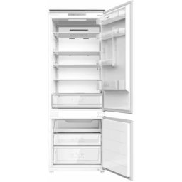 Combina frigorifica incorporabila HEINNER HCNF-BIM403INVD, 403 L, Clasa D, No Frost, Inverter, ExtraSpace, Control electronic, Iluminare LED, 195 cm