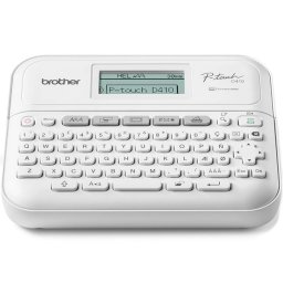 Imprimantă termică pentru etichete BROTHER P-touch PT-D410VP, Monocrom, Banda 18 mm, Alb
