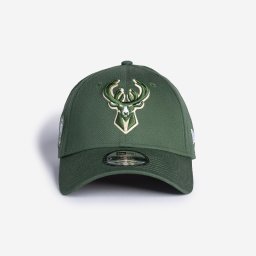 Șapcă de baschet NBA - New Era - Milwaukee Bucks Verde Adulți