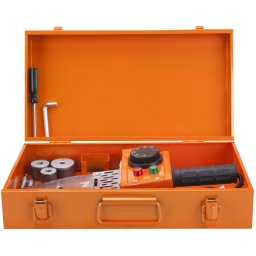 Trusa aparat sudura tevi PPR Epto A EVOTOOLS 681010, 800W, temperatura max 300°C, bacuri Ø20/25/32, valiza metalica